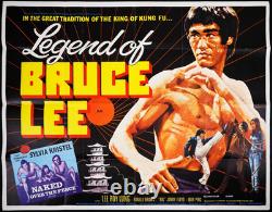 Légende de Bruce Lee ORIGINAL Affiche de Film Quad Cinéma Lee Roy Lung 1976