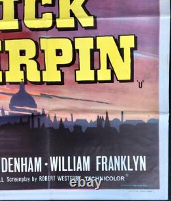 Légende du jeune Dick Turpin - Affiche de film originale Quad Bernard Lee Disney 1966