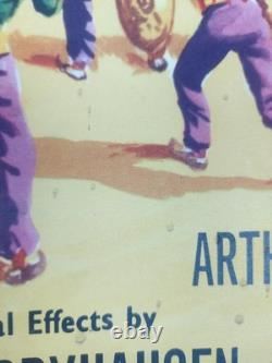 Les 3 Mondes de Gulliver Affiche de Film Quad Originale du Royaume-Uni 1960