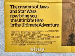 Les Aventuriers de l'Arche perdue Affiche Quad Originale 1981 Harrison Ford Amsel Art