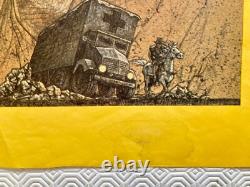 Les Aventuriers de l'Arche perdue Affiche Quad Originale 1981 Harrison Ford Amsel Art