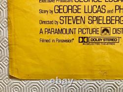 Les Aventuriers de l'Arche perdue Affiche Quad Originale 1981 Harrison Ford Amsel Art