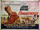 Les Comancheros 1961 Affiche De Film Britannique Originale Quad Poster John Wayne Art Chantrell