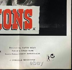 Les Grandes Espérances Affiche de Film Originale Quad David Lean John Mills RR