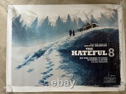 Les Huit Salopards AFFICHE QUAD OFFICIELLE du Film (Extrêmement Rare)