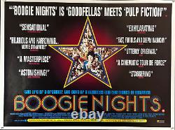 Les Nuits de Boogie (1997) Affiche de film originale vintage UK quad