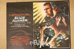 Les Réalisateurs De Blade Runner 1992 Coupent L'affiche Originale Du Film Quad Movie Au Royaume-uni Roulée