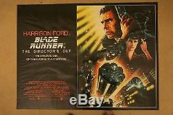 Les Réalisateurs De Blade Runner 1992 Coupent L'affiche Originale Du Film Quad Movie Au Royaume-uni Roulée