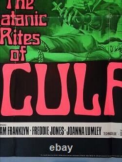 Les Rites Satoniques De Dracula (1973) Affiche Originale Du Quad Britannique Hammer Horror