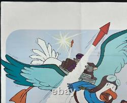 Les Sauveteurs AFFICHE DE FILM QUAD ORIGINALE PREMIÈRE SORTIE Disney 1977