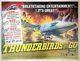 Les Thunderbirds Are Go 1966 Zero-x Anderson Original Vintage Uk Film Quad Poster