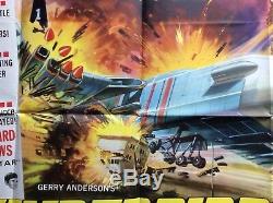 Les Thunderbirds Are Go Affiche De Film Originale Britannique Quad Gerry Anderson
