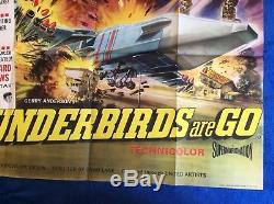 Les Thunderbirds Are Go Affiche Du Film Originale Britannique Quad Gerry Anderson