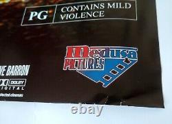 Les Tortues Ninja Mutantes Adolescentes - Affiche de cinéma originale au Royaume-Uni, format Quad, réédition de 2004 mettant en vedette Leonardo