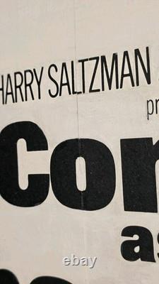 Les diamants sont éternels, affiche britannique Quad de 1971, doublée sur toile, James Bond