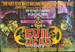 Les méchants morts 1981 Affiche originale du Royaume-Uni, chef-d'œuvre de Graham Humphreys