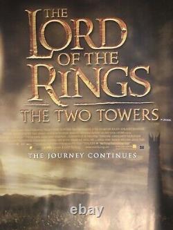 Lord Of The Rings The Two Towers Original Uk Movie 2 Quad Set (2002)