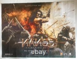 Lot de six affiches de films originales en quad : Le Parrain III, Babel, Pirates, Conan + 2
