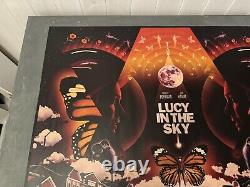 Lucy dans le ciel (2019) Affiche de film UK quad 30 x 40 Natalie Portman Rare