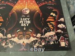 Lucy dans le ciel (2019) Affiche de film UK quad 30 x 40 Natalie Portman Rare