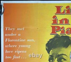 Lumière dans la Piazza Affiche originale Quad du film Olivia De Havilland Guy Green '62