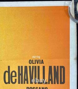 Lumière dans la Piazza Affiche originale Quad du film Olivia De Havilland Guy Green '62