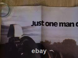 MAD MAX 2 AFFICHE QUAD ORIGINALE DU ROYAUME-UNI 1982 ROULEE Le Guerrier de la Route