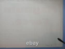 MAGNUM FORCE (1973, RR1970s) contre. Affiche quad originale rare du Royaume-Uni Clint Eastwood