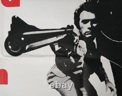 MAGNUM FORCE (1973, RR années 1970) rare affiche originale britannique QUAD Clint Eastwood