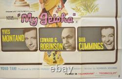 MA GEISHA (1961) Affiche de film Quad originale Shirley MacLaine, Jack Cardiff
