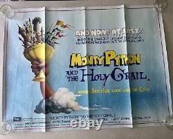 MONTY PYTHON ET LE SAINT GRAAL Affiche originale UK en excellent état