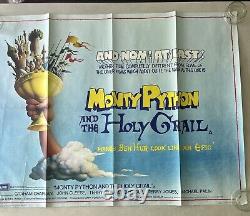 MONTY PYTHON ET LE SAINT GRAAL Affiche originale UK en excellent état