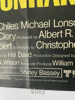MOONRAKER Affiche de Film Originale de 1ère Sortie JAMES BOND Vintage 1979 UKQuad
