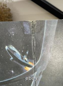 MOONRAKER Affiche de Film Originale de 1ère Sortie JAMES BOND Vintage 1979 UKQuad