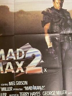 Mad Max 2 Affiche originale UK Quad de film Rare