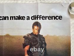 Mad Max 2 : Le Guerrier de la Route Affiche Quad Originale 1981 Mel Gibson Bruce Spence