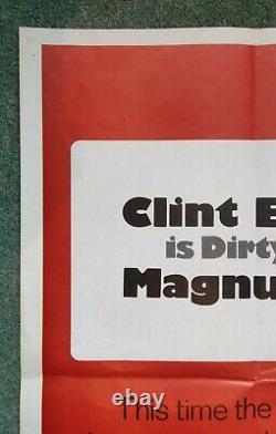 Magnum Force (1973) Affiche Originale Du Quadruple Film Britannique Clint Eastwood David Soul