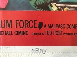 Magnum Force Original Film Film Quad Poster 1973 Clint Eastwood Bill Or Art