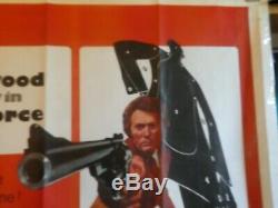 Magnum Force Originale Film Quad 1973 Affiche De Film De Clint Eastwood V Bonne
