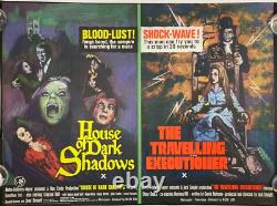 Maison des Ombres Sombres / Exécuteur Voyageur Affiche de Film Original Quad Années 1970