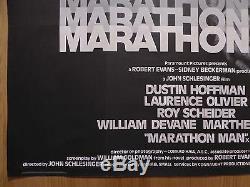 Marathon Man (1976) Affiche De Film / Affiche Originale Britannique, Dustin Hoffman, Crime
