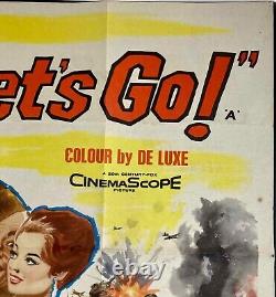 Marines, Allons-y Affiche de Cinéma Originale Quad Tom Tryon Tom Chantrell 1961