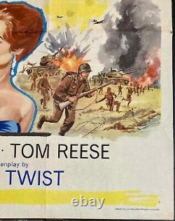 Marines, Allons-y Affiche de Cinéma Originale Quad Tom Tryon Tom Chantrell 1961