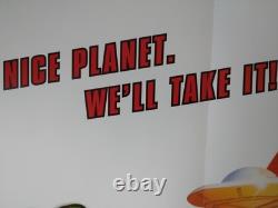 Mars Attacks ! Affiche originale du film de 1996, quad UK