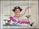 Mary Poppins Affiche De Film Originale Quad Julie Andrews Disney Années 1970