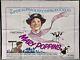 Mary Poppins Affiche De Cinéma Originale Quad Julie Andrews Disney Années 1970