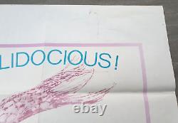 Mary Poppins Affiche de cinéma originale Quad Julie Andrews Disney années 1970 RR