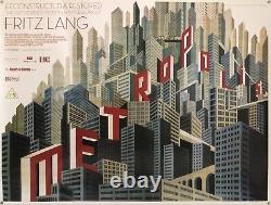 Metropolis (R-2010) Affiche originale du film, UK Quad (30 X 40)