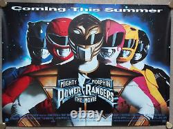 Mighty Morphin Power Rangers Affiche Quad originale Royaume-Uni