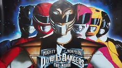 Mighty Morphin Power Rangers Affiche Quad originale Royaume-Uni